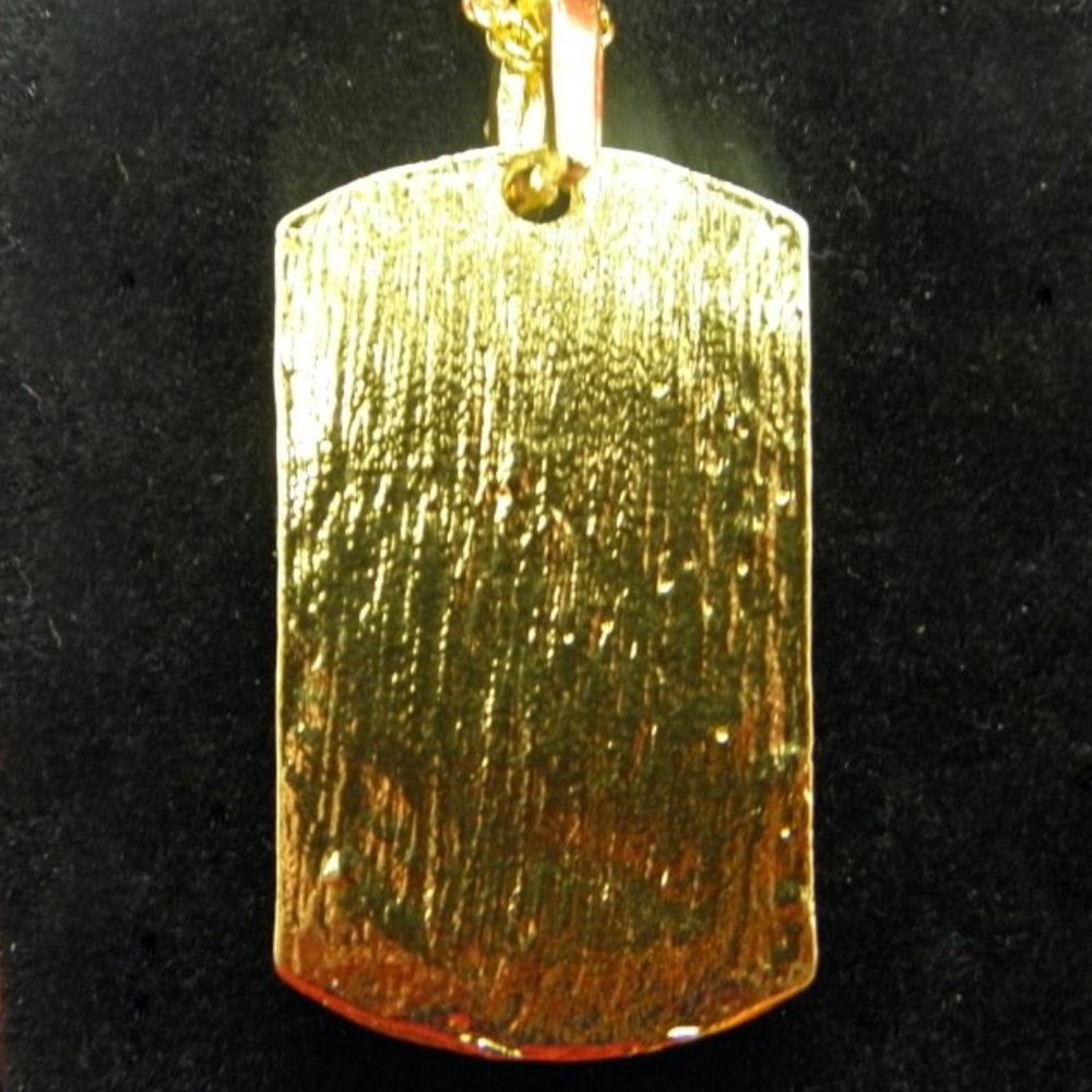 Crystal Dog Tag Pendant - Picture 6 of 6